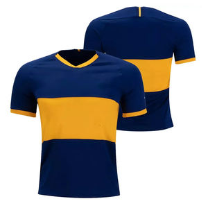 Maillot de football personnalisé par sublimation, kit d'équipe respirant en polyester, uniforme sportif OEM, vente en gros en vrac, manches courtes imprimées - Product Image 6