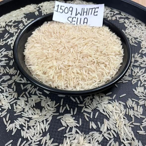 Riz Basmati Blanc Long Grain Crémeux Sella 1509, 5% de brisure, Sac PP 30-50 kg, Exportateur et Fournisseur Indien - Product Image 1