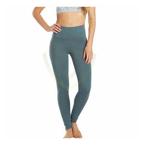 เลกกิ้งผู้หญิง เนื้อผ้านุ่ม สำหรับออกกำลังกาย ฟิตเนส แห้งเร็ว ขายส่ง รับผลิตตามแบบ กางเกงออกกำลังกาย เอวยางยืด เลกกิ้งโยคะ - Product Image 6