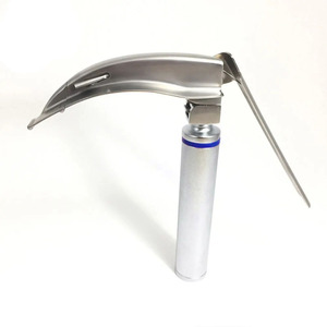 Premium Fiber <b>Optic</b> Laryngoscope Set LED Handle Stainless Steel Blades Machinery Professional Dental Use Customizable Medical - Product Image 3