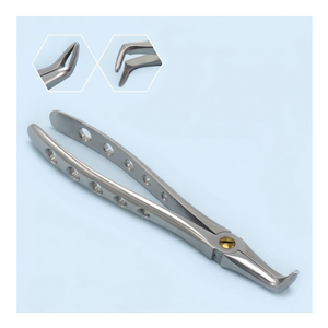 Acero Inoxidable Alemán de Grado OR # Pinzas de Extracción de Raíces Inferiores con Recubrimiento de Diamante 45, Pinzas de Extracción Quirúrgicas Dentales - Product Image 2