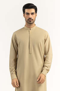 High Quality OEM ODM Wholesale Price New Style <b>Kurta</b> Pajama Indian & Pakistan Clothing <b>Men's</b> Solid Color Salwar Kameez Suits - Product Image 5