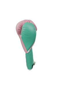 Custom OEM Leather Boxing Gloves Professional Training Sparring Glove Custom Logo Pastel Pink <b>Mint</b> Green Pro Boxing Gloves - Product Image 2