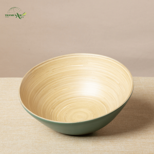 Bol en bambou artisanal, fabriqué à partir de bambou naturel, vaisselle intemporelle pour une maison et une salle à manger haut de gamme - Product Image 2