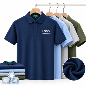 Polo en tricot respirant pour homme - Product Image 1
