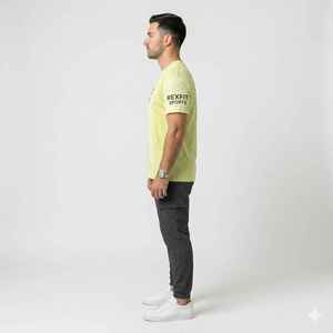 เสื้อยืดผู้ชายแบบสั่งทำรักษ์โลก ดีไซน์ใหม่หลากหลายสไตล์ เสื้อยืดคอกลมผู้ชาย สกรีนโลโก้ได้ - Product Image 3