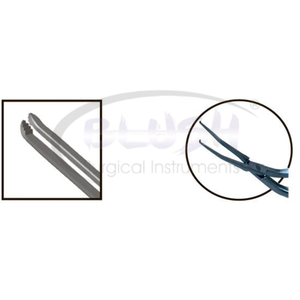 Pinzas de acción cruzada DMEK curvadas hacia arriba de titanio, instrumento microquirúrgico oftálmico para trasplante de córnea de Blush Surgical - Product Image 3
