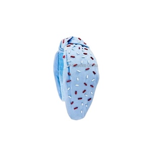 Style différent personnalisé vente Vintage Style rétro strass cristal perlé brodé à la main style noué bandeaux. - Product Image 1