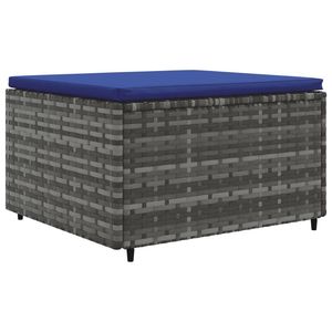 Juego de 4 Muebles de Jardín Estándar de Ratán Sintético Gris para Patio - Product Image 4
