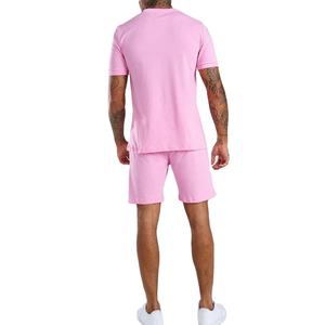 Conjunto de dos piezas de manga corta para hombre, pantalones cortos con músculos fuertes, asequible, nuevo - Product Image 3