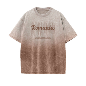 เสื้อยืดเจอร์ซีย์ผ้าฝ้ายแท้ 100% สไตล์โรแมนติก ทรงโอเวอร์ไซส์ แขนสั้น คอกลม ลำลอง ระบายอากาศได้ดี พิมพ์ลายด้านหน้า - Product Image 5