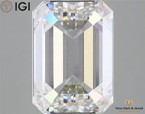 Diamante Cultivado en Laboratorio IDEAL de 4.02 Quilates, Corte Esmeralda, Color E, Claridad VVS2, con Certificado IGI, Listo para Colgante Personalizado - Product Image 4