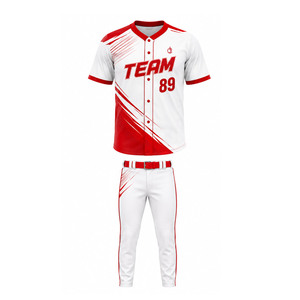 Uniforme de Béisbol Moderno para Hombre, Poliéster Ligero, Tela Cómoda y Transpirable, Servicio OEM, Ropa Deportiva para Equipos - Product Image 1