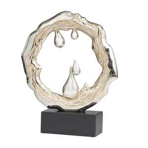 Nouvelles sculptures dorées tendance, emballage individuel, faites à la main, écologiques, durables, décoration de table moderne, salon - Product Image 5