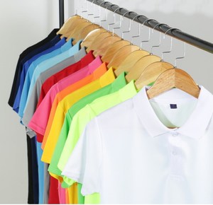 Camiseta de Golf de Manga Corta para Hombre, de Poliéster Liso, Tejido Transpirable de Secado Rápido, con Logotipo Personalizado OEM - Product Image 2