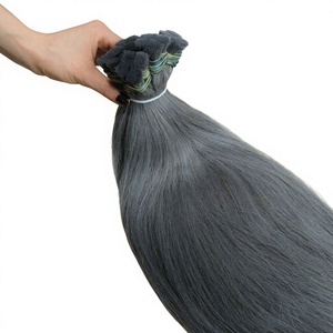Extensions de cheveux 100% naturels Slavic Vietnamese de haute qualité, lisses, ondulés naturels, en vrac, provenant d'un bon fournisseur, produit de beauté - Product Image 1