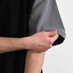 Nueva Llegada 2026 Camiseta de Manga Corta Oversize para Hombre Color Galleta Transpirable 100% Algodón Lona Ajuste Holgado Estampado 3D de Personajes - Product Image 2