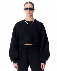 Sudadera Corta Oversize de Moda para Mujer, Suave y Cómoda, de Manga Larga, Estilo Casual Urbano - Product Image 6