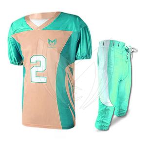 Uniforme de fútbol americano unisex hecho a medida con opción de talla grande conjuntos transpirables de alta calidad MOQ bajo - Product Image 1