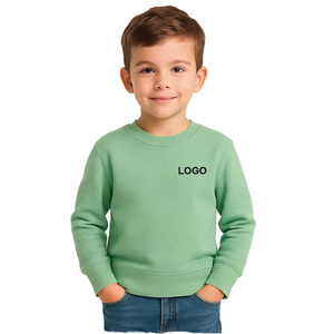 Sweatshirts à capuche pour bébés et tout-petits garçons, couleur unie, coupe ample, en coton éponge respirant, sweat-shirt personnalisé - Product Image 3