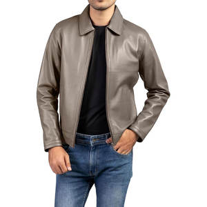 Chaqueta de Cuero Impermeable de Lona PU para Hombre, Otoño/Invierno, Talla Grande, Estilo Casual, Ropa de Senderismo, Ropa de Motocicleta - Product Image 6
