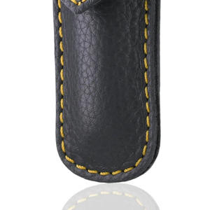 กระเป๋าหนังสั่งทำพิเศษสำหรับกรรไกรตัดผมและคีมขนาดใหญ่ |   เคสหนังวัวแท้ |   กล่องใส่ของขนาดกะทัดรัด 9 x 3.5 x 1 ซม. - Product Image 6