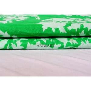 งานฝีมือทำมือ เป็นมิตรกับสิ่งแวดล้อม ผ้าฝ้ายแท้ 100% ระบายอากาศได้ดี แห้งเร็ว น้ำหนักเบา สำหรับเด็กผู้หญิงและผู้หญิง ลายพิมพ์บล็อกด้วยมือแบบอินเดีย ดีไซน์สวยงาม - Product Image 1