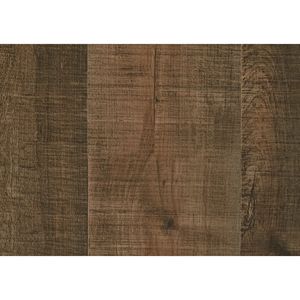 Comò moderno rustico 1pc con 6 cassetti con finitura ebano scuro mobili camera da letto di mogano assi di legno ottimale per il vostro spazio - Product Image 6