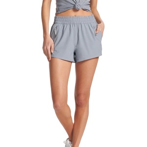 Meilleure vente de shorts de course pour femmes de haute qualité coupe ample OEM panneau de maille respirant taille élastique style sportif - Product Image 4