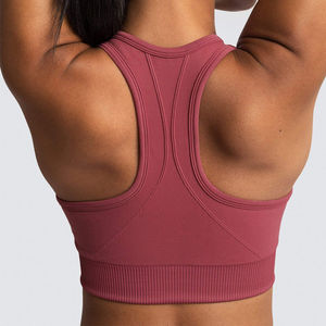 Sujetador Deportivo de Alta Calidad para Mujer, Talla Grande, con Cierre Frontal de Cremallera, Soporte Medio, Tirantes Convertibles, Transpirable, para Yoga - Product Image 2