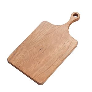 Planche à découper en bambou épaisse, en bois massif, pour la préparation des aliments, les plateaux de service et les plateaux à charcuterie, idéale pour les projets DIY, les mariages et les cadeaux de pendaison de crémaillère (avec poignée) - Product Image 1