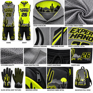 Ensemble Maillot et Short Légers Personnalisés pour Football Américain 7v7 – Tenue de Compétition Sans Manches pour Jeunes et Adultes - Product Image 5