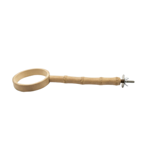 Perchoir en bambou naturel pour oiseaux, à fixer à la cage, pour petits et moyens oiseaux, accessoires pour cages à animaux, vente en gros, Dekor Asia - Product Image 3