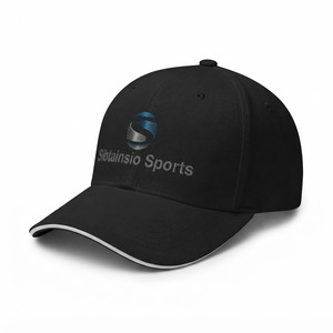 Casquette de baseball personnalisable avec logo brodé, design lisse, noire, perforée, 100% coton, imperméable, réglable, unisexe - Product Image 4