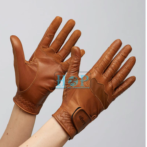 Gants d'équitation professionnels pour hommes et femmes, tissu extensible respirant avec paume antidérapante en silicone, compatibles écran tactile - Product Image 1