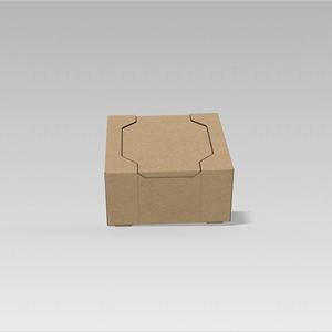 Boîte à gâteau en carton écologique recyclable de qualité alimentaire, imprimée sur mesure, fabriquée à partir de matériaux recyclés pour la boulangerie, boîtes en papier - Product Image 1