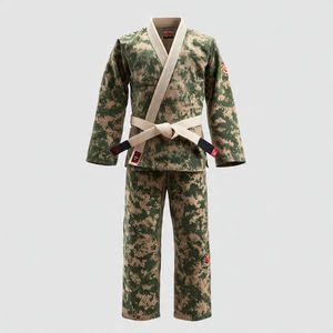 Uniforme de Judo de Diseño OEM para Artes Marciales, Traje de Karate de Camuflaje para Entrenamiento de Boxeo, Traje de Karate y Judo para Hombres y Mujeres - Product Image 6
