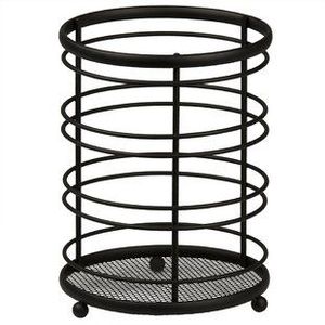 Organisateur de couverts en métal pour comptoir de cuisine avec design moderne en fil métallique et solution de rangement verticale gain de place - Product Image 2