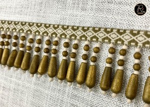 Ruban de dentelle Petro Pearl en promotion, idéal pour la confection artisanale de garnitures perlées et de franges à pompons, à utiliser pour la décoration de vêtements. Achetez directement auprès du fournisseur. - Product Image 6