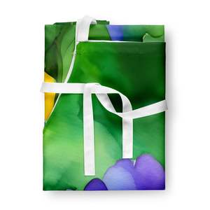 Illinois Violet Watercolor Unisex Large Multicolor Adult <b>Apron</b> for Cooking Baking Crafts Gardening <b>Kitchen</b> Server for Men <b>Women</b> - Product Image 3