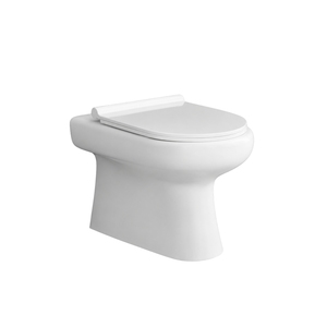 WC monobloc moderne de luxe SASA avec abattant à fermeture douce, fixation murale, drainage S-Trap et P-Trap - Product Image 1