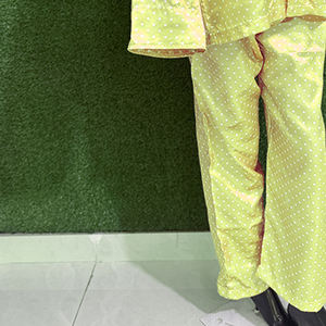 Conjunto de Pijama de Algodón 100% para Mujer, Talla Grande, Bordado, Suave, Personalizado, Camisón Informal de Manga Larga para Chicas - Product Image 4