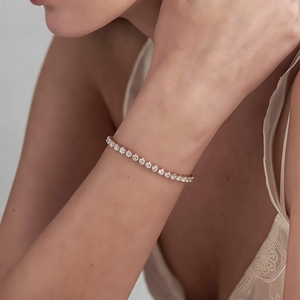 Aniva Lab-Grown Brilliant Cut Diamond 10K Gold 2.5 6 IGI Certificate VVS Classic Jewelry Gifts Tennis Bracelet for Women <b>Men</b> - Product Image 3