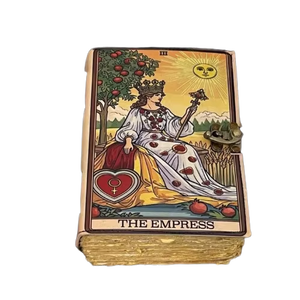 Grimoire personnalisée en cuir animal Empress de 400 pages, fait main, véritable livre de sorts, journal classique des Ombres, sorcellerie - Product Image 6