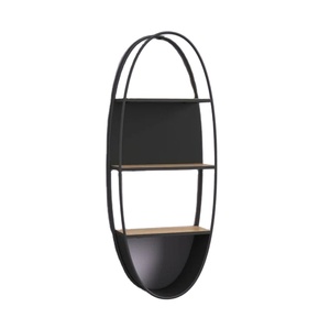 ชั้นวางของลอยติดผนังทำจากไม้โลหะหรูหราชั้นวางของติดผนังสำหรับบ้านโรงแรมห้องนั่งเล่นห้องครัวตกแต่งทำในอินเดีย - Product Image 1