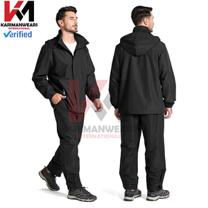 <b>Men</b>’s Lightweight Windbreaker Tracksuit <b>Summer</b> Casual Streetwear Hoodie <b>Jacket</b> & Pants Set Wholesale OEM - Product Image 2
