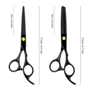 Beauty Care Professional <b>Barber</b> Kits Stainless Steel Cutting & Thinning Shears Scissors with Sharp <b>Blade</b> for Beauty Use - Product Image 3