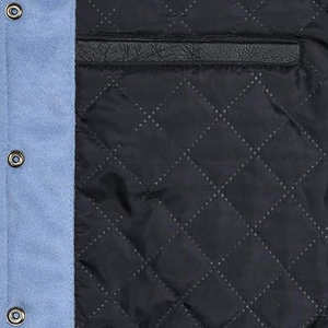 Chaqueta Varsity Moderna de Lona para Hombre, Resistente al Viento, Transpirable, de Secado Rápido, Corte Regular, Chaqueta Varsity de Lona con Cuello Alto de Diseñador para Hombre - Product Image 5