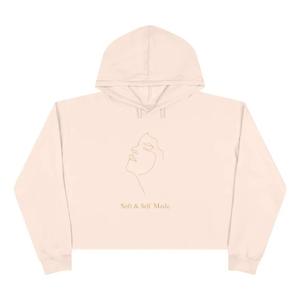 เสื้อฮู้ดครอปสำหรับฤดูหนาว |   เสื้อครอปท็อปกราฟิกโลโก้ด้านหน้าแบบปรับแต่งได้ตามสั่ง ODM - Product Image 3