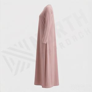 Abaya d'hiver unie, couleur personnalisée, cardigan modeste à manches longues, imprimé sérigraphié, style musulman ouvert pour femme - Product Image 3